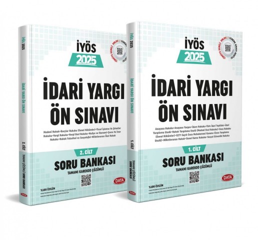 İdari Yargı Ön Sınavı Tamamı Karekod Çözümlü Soru Bankası 1-2