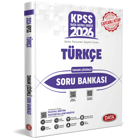 İnteraktif Kitap 2026 KPSS Ultra Serisi Türkçe Soru Bankası - Karekod Çözümlü