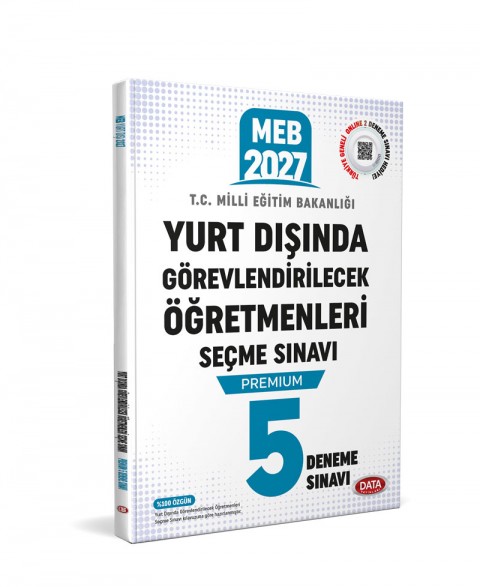 İnteraktif Kitap 2027 MEB Yurt Dışında Görevlendirilecek Öğretmenleri Seçme Sınavı Premium 5 Deneme Sınavı