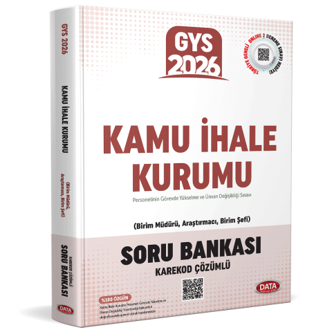 İnteraktif Kitap Kamu İhale Kurumu GYS Soru Bankası - Karekod Çözümlü