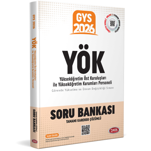 İnteraktif Kitap YÖK Üst Kuruluşları ile YÖK Personeli GYS Soru Bankası - Karekod Çözümlü