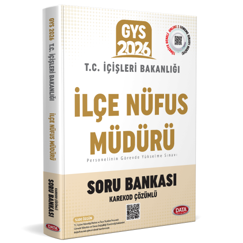 İnteraktif Kitap T.C. İçişleri Bakanlığı İlçe Nüfus Müdürü GYS Soru Bankası -Karekod Çözümlü