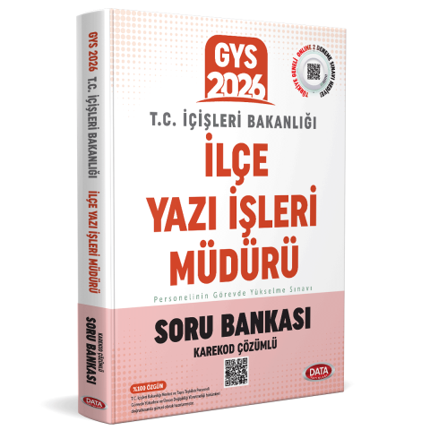 İnteraktif Kitap T.C. İçişleri Bakanlığı İlçe Yazı İşleri Müdürü GYS Soru Bankası - Karekod Çözümlü