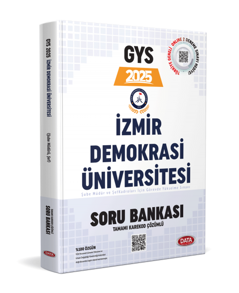 İzmir Demokrasi Üniversitesi (Şube Müdürü, Şef) GYS Soru Bankası (Karekod Çözümlü)