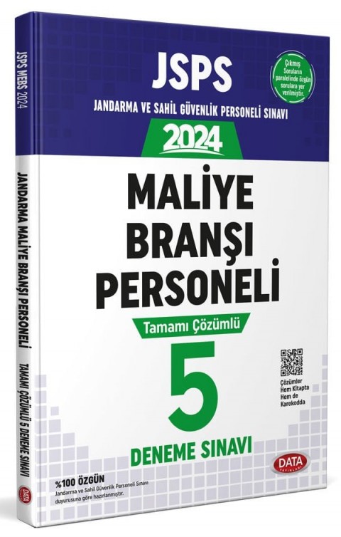 JSPS Jandarma ve Sahil Güvenlik Maliye Branşı Personeli Sınavı Tamamı Çözümlü 5 Deneme Sınavı