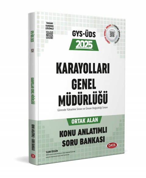 Karayolları Genel Müdürlüğü Görevde Yükselme ve Unvan Değişikliği Sınavı Ortak Alan Konu Anlatımlı Soru Bankası