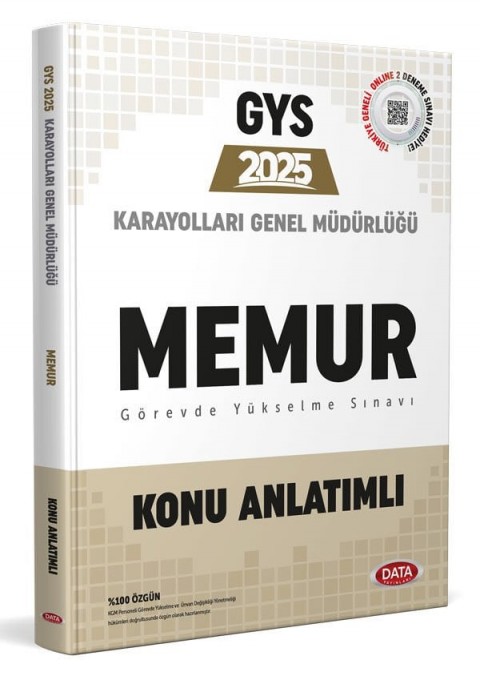 Karayolları Genel Müdürlüğü Memur GYS Konu Anlatımlı