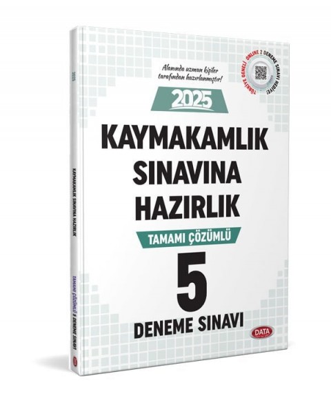 Kaymakamlık Sınavına Hazırlık Tamamı Çözümlü 5 Deneme Sınavı