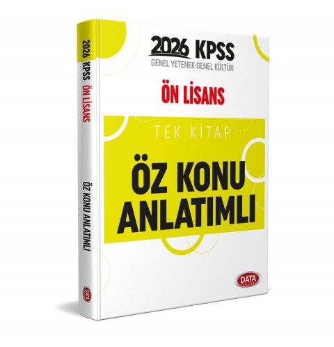 KPSS Önlisans Tek Kitap Öz Konu Anlatımlı