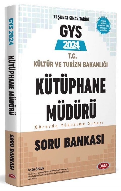 Kültür ve Turizm Bakanlığı Kütüphane Müdürü GYS Soru Bankası