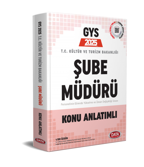 Kültür ve Turizm Bakanlığı Şube Müdürü GYS Hazırlık Kitabı