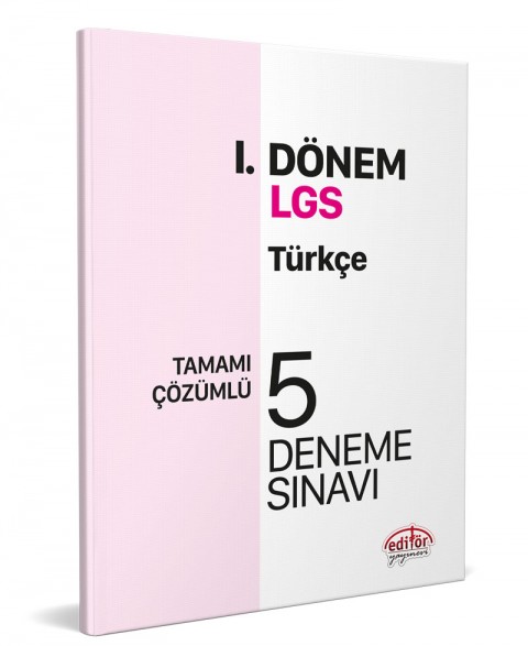 LGS I. Dönem Türkçe Çözümlü 5 Deneme Sınavı