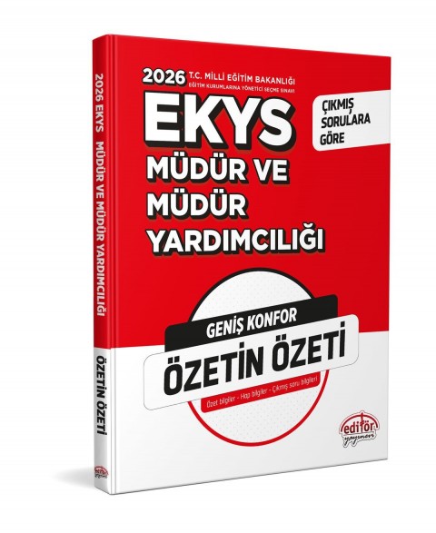 MEB EKYS Müdür ve Müdür Yardımcılığı Özetin Özeti