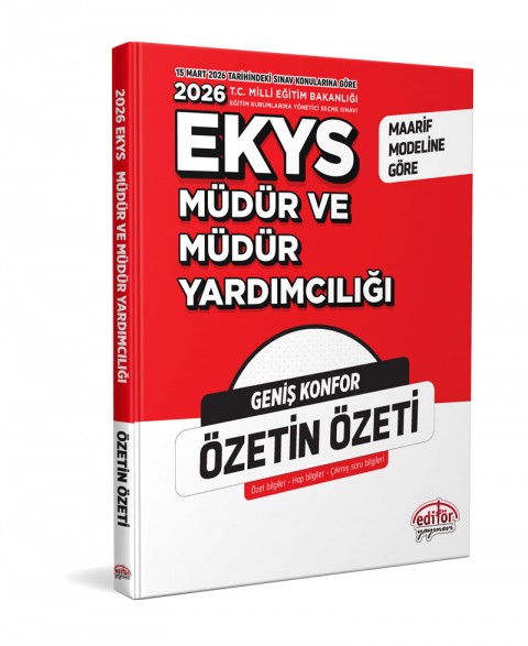 MEB EKYS Müdür ve Müdür Yardımcılığı Özetin Özeti