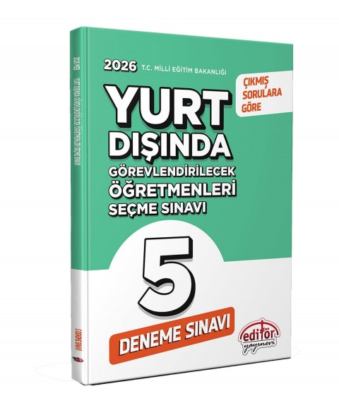 MEB Yurt Dışında Görevlendirilecek Öğretmenleri Seçme Sınavı 5 Deneme Sınavı