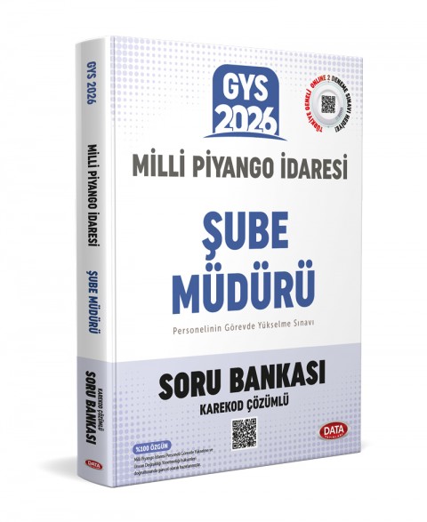 Milli Piyango İdaresi Genel Müdürlüğü GYS Şube Müdürü Soru Bankası - Karekod Çözümlü
