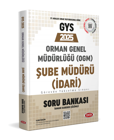 Orman Genel Müdürlüğü GYS Şube Müdürü (İdari) Karekod Çözümlü Soru Bankası
