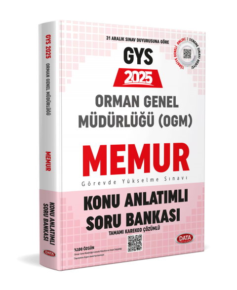 Orman Genel Müdürlüğü Memur GYS Konu Anlatımlı Soru Bankası - Karekod Çözümlü