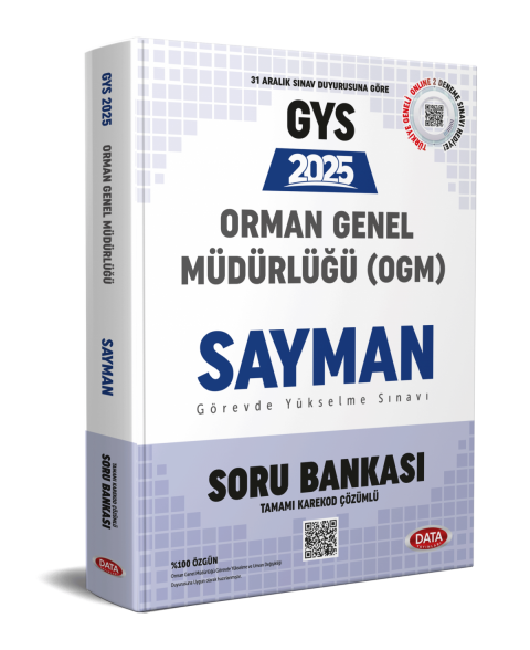 Orman Genel Müdürlüğü Sayman Görevde Yükselme Sınavı Soru Bankası