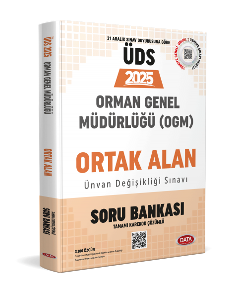 Orman Genel Müdürlüğü Ünvan Değişikliği Sınavı Ortak Alan Soru Bankası - Karekod Çözümlü