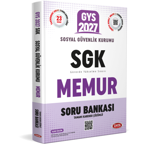 Sosyal Güvenlik Kurumu (SGK) Memur GYS Soru Bankası - Tamamı Karekod Çözümlü