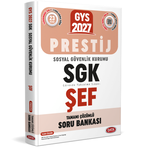 2027 Sosyal Güvenlik Kurumu (SGK) Şef Prestij Çözümlü Soru Bankası
