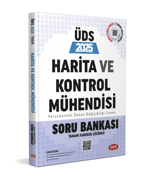 Tapu ve Kadastro Genel Müdürlüğü Harita ve Kontrol  Mühendisi Unvan Değişikliği Sınavı Soru Bankası - Karekod Çözümlü