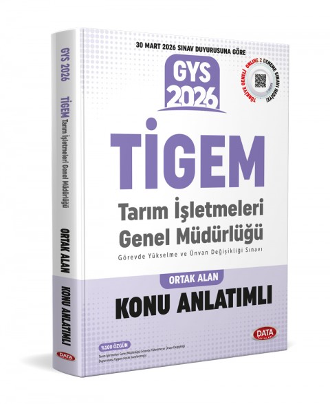 Tarım İşletmeleri Genel Müdürlüğü TİGEM GYS Konu Anlatımlı Soru Bankası