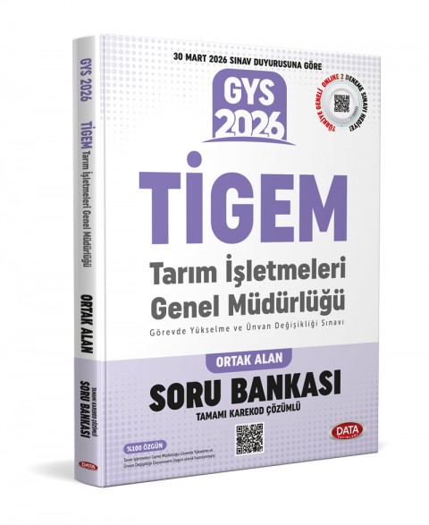 Tarım İşletmeleri Genel Müdürlüğü TİGEM GYS Konu Anlatımlı Soru Bankası