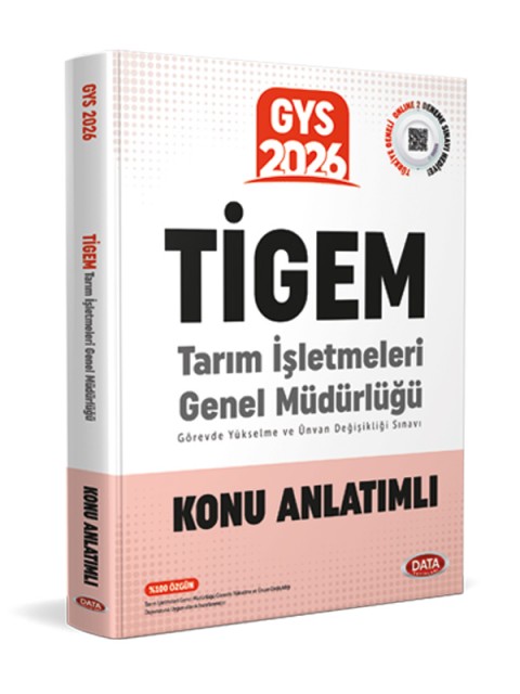 Tarım İşletmeleri Genel Müdürlüğü TİGEM GYS Konu Anlatımlı Soru Bankası