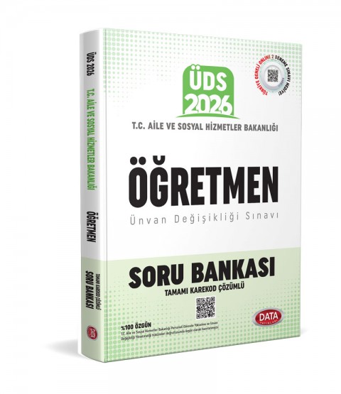 T.C. Aile ve Sosyal Hizmetler Bakanlığı ÜDS Öğretmen Kadrosu Soru Bankası (Karekod Çözümlü)