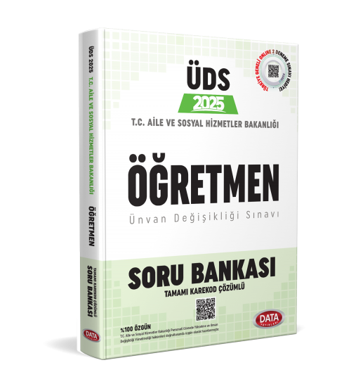 T.C. Aile ve Sosyal Hizmetler Bakanlığı ÜDS Öğretmen Kadrosu Soru Bankası (Karekod Çözümlü)