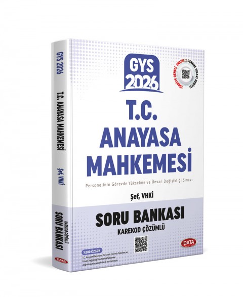 T.C. Anayasa Mahkemesi Şef, VHKİ Karekod Çözümlü Soru Bankası