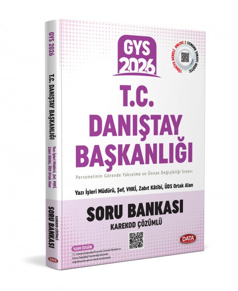 T.C. Danıştay Başkanlığı GYS Soru Bankası - Karekod Çözümlü