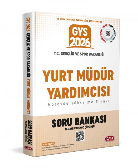 T.C. Gençlik ve Spor Bakanlığı  Yurt Müdür Yardımcısı Soru Bankası - Karekod Çözümlü