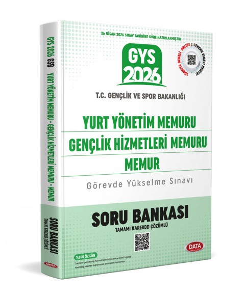 T.C. Gençlik ve Spor Bakanlığı Yurt Yönetim Memuru Gençlik Hizmetleri Memuru Memur Soru Bankası - Karekod Çözümlü