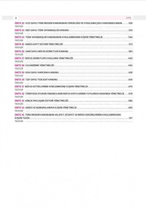 T.C. İçişleri Bakanlığı İlçe Nüfus Müdürü GYS Konu Anlatımlı