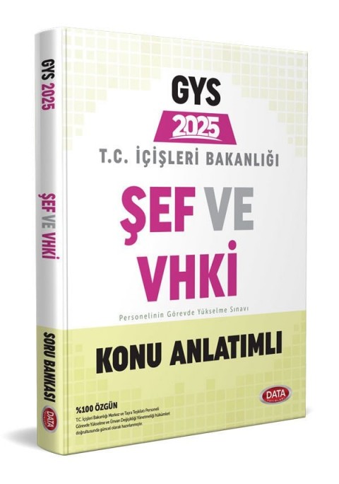 T.C. İçişleri Bakanlığı Şef ve VHKİ GYS Konu Anlatımlı