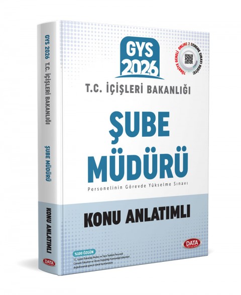 T.C. İçişleri Bakanlığı Şube Müdürü GYS Konu Anlatımlı