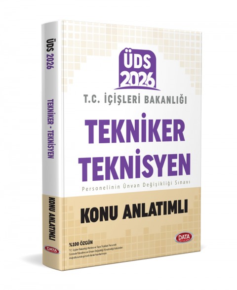 T.C. İçişleri Bakanlığı Tekniker - Teknisyen GYS - ÜDS Konu Anlatımlı
