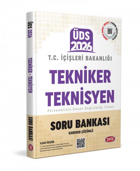 T.C. İçişleri Bakanlığı Tekniker - Teknisyen ÜDS Soru Bankası - Karekod Çözümlü
