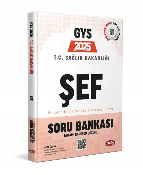 T.C. Sağlık Bakanlığı GYS Şef Soru Bankası (Tamamı Karekod Çözümlü)