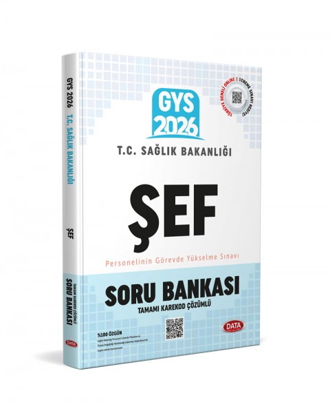 T.C. Sağlık Bakanlığı GYS Şef Soru Bankası (Tamamı Karekod Çözümlü)
