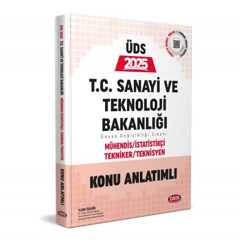 T.C. Sanayi ve Teknoloji Bakanlığı UDS Mühendis - İstatistik - Tekniker - Teknisyen Konu Anlatımlı