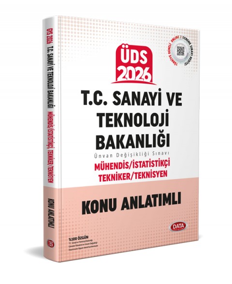 T.C. Sanayi ve Teknoloji Bakanlığı UDS Mühendis - İstatistik - Tekniker - Teknisyen Konu Anlatımlı