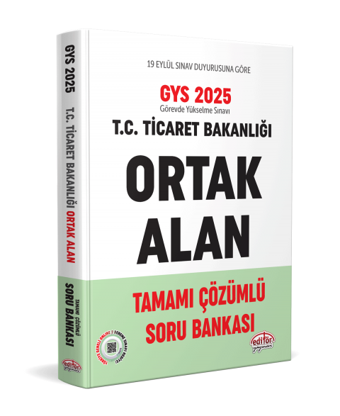T.C. Ticaret Bakanlığı Ortak Alan Tamamı Çözümlü Soru Bankası