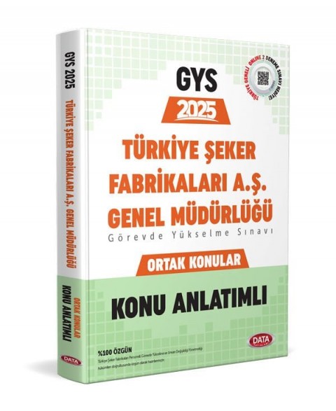 Türkiye Şeker Fabrikaları AŞ Genel Müdürlüğü GYS Konu Anlatımlı