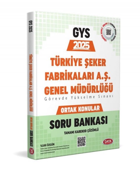 Türkiye Şeker Fabrikaları AŞ Genel Müdürlüğü GYS Soru Bankası  - Karekod Çözümlü