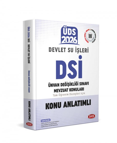 ÜDS Devlet Su İşleri (DSİ) Konu Anlatımlı