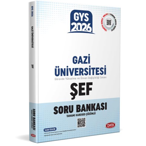 YÖK Üst Kuruluşları ile YÖK Personeli Gazi Üniversitesi Şef GYS Soru Bankası - Karekod Çözümlü